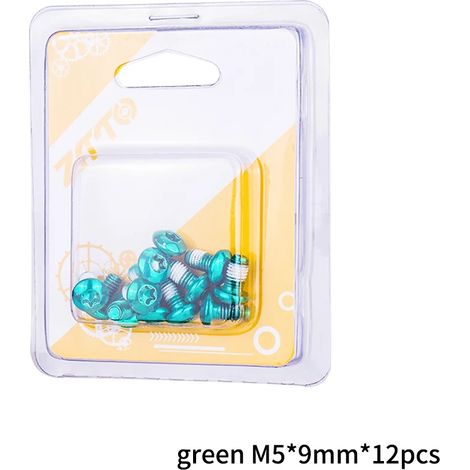 Vis T25 colorées (12 pièces) pour disques de freins de VTT et de vélo de route, vis Torx M59mm en acier haute résistance, accessoires de vélo. (1/5)