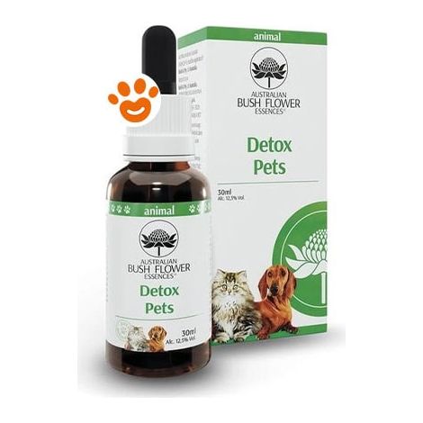 Australian Bush Flower Dog&Cat Detox Pets - Confezione 30 ml -