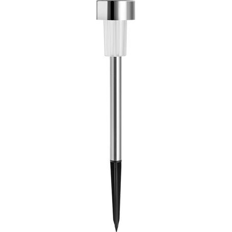 Ensemble de 10 lampes solaires LED, veilleuse décorative, petit tube lumineux, lampe de sol de jardin (1/5)