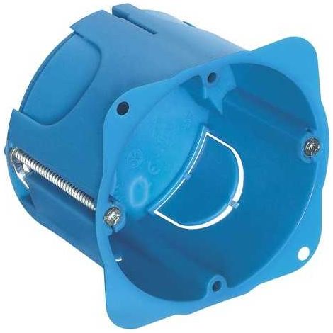 V71701 Caja empotrada redonda para lectura azul