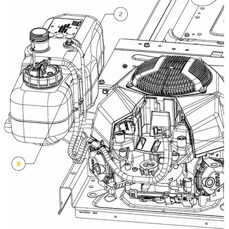 EFI MOTOR BENZINSCHLAUCH ORIGINAL MTD RASENTRAKTOR 651-05536A