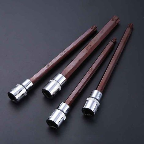 Embout de tournevis à main, clé étoile T40 T45 T47 T50en alliage S2, 200mm de Long 1/2 ", (1/5)
