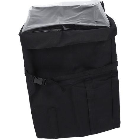 Housse de pompe de chauffage en toile polyester imperméable pour spa gonflable, avec fermeture éclair et fenêtre transparente en PVC sur le dessus. (1/5)