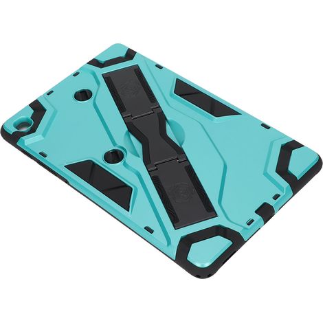 Étui pour tablette 10,4 pouces avec boutons précis, disponible en 4 couleurs, anti-chute et haute résistance aux chocs, fin, élégant et pratique (Cyan).