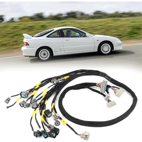 Faisceau de câblage moteur CNCH-OBD2-1 pour moteurs B16, B18, D16, EK, EG et EM (OBD2 compact, économique, séries D et B) - JBMEDIA (1/4)
