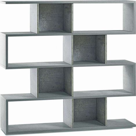 Libreria Modulare 150L x 38P x h144 – Finitura Cemento – Sarmog (1/2)