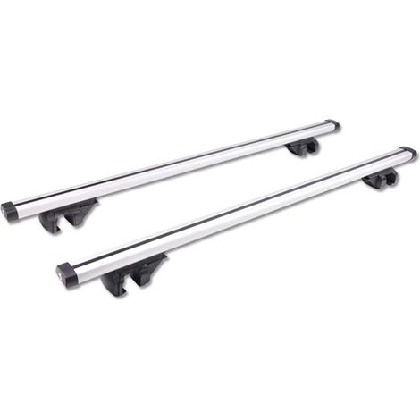 Trintion 2PCS Car Roof Bars Lockable Car Rail Rack for Cars with Roof Rails 48" Aluminum Alloy Streamline Roof Rack for Holidays and Luggage Transportation (1/5)