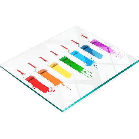 Rodillos de pintura multifuncionales para pizarra decorativa de vidrio de cocina, 60x52 cm (1/5)