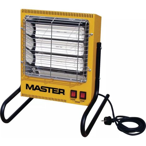 Riscaldatore elettrico Maestro TS-3A, riscaldamento a infrarossi, idealeper uso commerciale e industriale, 0,8-2,4 kW, silenzioso, senza aria, senza ossigeno e umidità