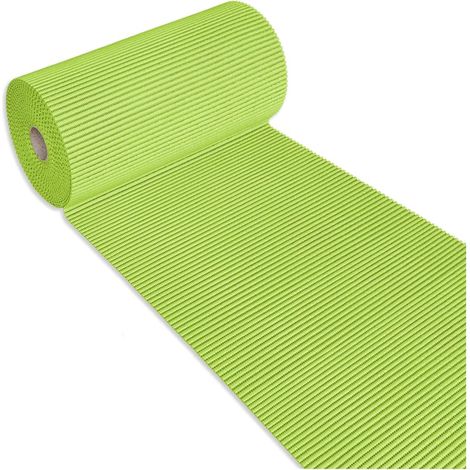 Tappeto Gomma Morbido Bordo Piscina Rotolo 15 MT Multiuso Sottobicchiere Lavello 100% Made In Italy - Verde