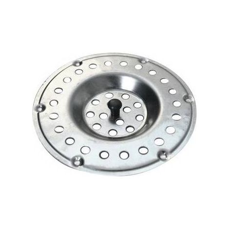 GRILLE EN ACIER INOXYDABLE POUR BONDE D'ÉVIER « STOPPER » Dimensions : diamètre 70