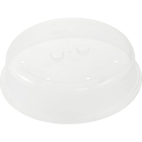 Couvercle micro-ondes, Plastique solide (PP), Ø 26,5 x 6,5 cm, Bella, Neutre transparent (1/5)