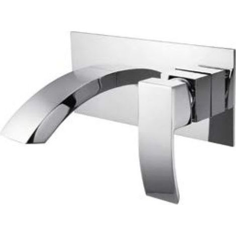 Mitigeur lavabo à encastrer GINKO en laiton chromé (1/2)