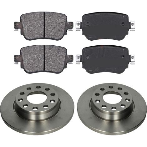 KIT FRENI POSTERIORI compatibile con AUDI Q3 (8UB,8UG) - DISCHI + PASTIGLIE OEM: FDB4485 / 17628 /SOSTITUZIONE DIRETTA/BASSA POLVERE/SILENZIOSO