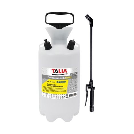 Pulvérisateur à pression, joints nitrile 8 litres - TALIAPLAST (1/3)