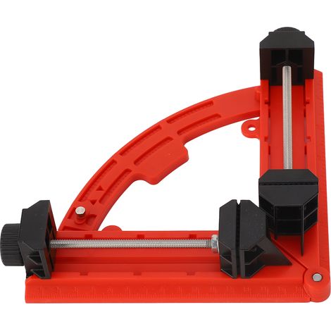 Équerre de serrage réglable pour le travail du bois (30°-90°) permettant de fixer des angles droits dans l'ameublement. (1/5)