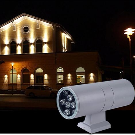 Projecteur LED À Faisceau Étroit, Éclairage Paysager Longue Portée AC111-240 V, Éclairage D'extérieur Enterré Étanche IP65, Portée D'irradiation 100 M(Warm White Light,6w) (1/5)