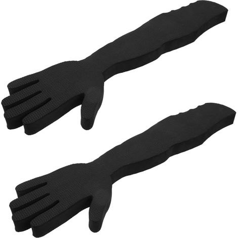 Barre D'entraînement Basketball en Mousse Légère Noire pour Contrôle de Balle Simulation D'interférence, Accessoire pour Entraînement de Basketball chez Adolescents (1/5)