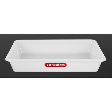 Bac alimentaire peu profond transparent 435mm - 435 x 285 x 80 mm - ARAVEN (1/5)