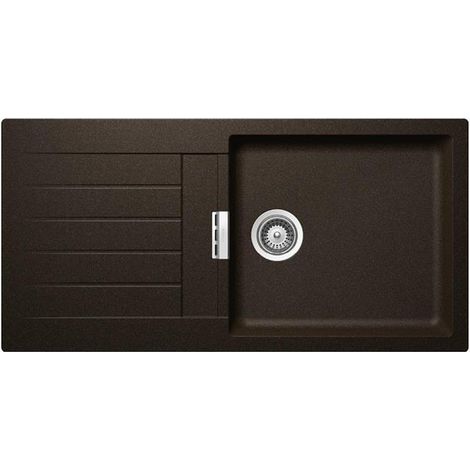 Schock Einbauspüle Cristadur Signus D-100 L A Bronze BRO Exzenterbedienung (1/3)