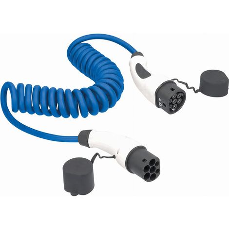 Cable de carga en espiral para coches eléctricos modo 3 IP45 - SCHWABE - 65122