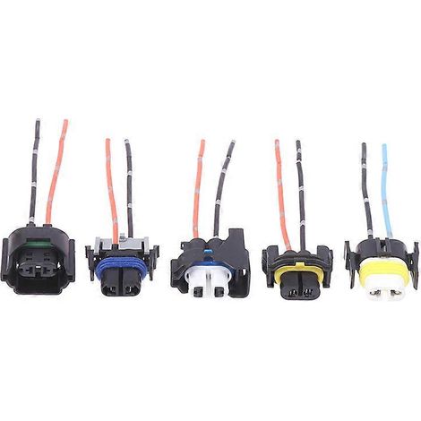 2PCS H11 Fiche céramique résistante aux hautes températures Faisceau de câblage H8 H9 Connecteur de fil femelle Rallonge (H11-6) (1/5)
