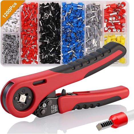 Pince à Sertir Cosses Electriques Embouts de CâBle (1/5)