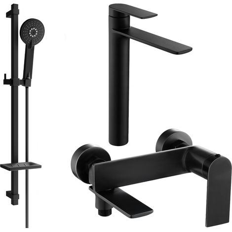 Mexen Zero DQ40 kit per vasca da bagno, nero - 7113DQ40-70 (1/4)