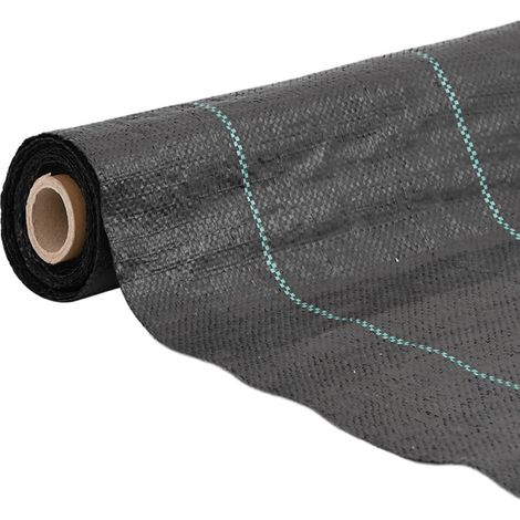 Membrane anti-mauvaises herbes noir 2x25 m PP
