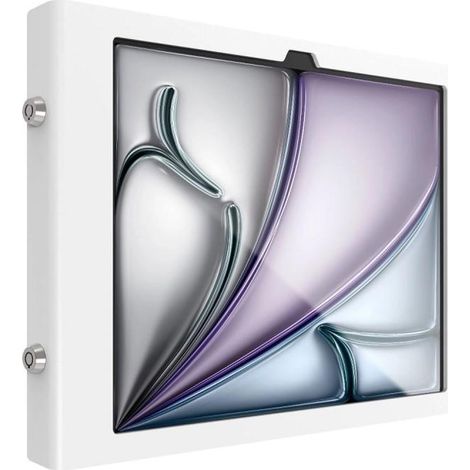 Soporte de pared con carcasa segura Apex para iPad Air M2 de 13" (2024), color blanco (1/2)