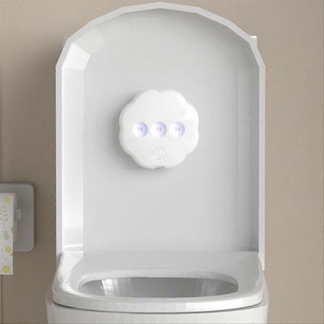 Lampes de nettoyage pour abattant de toilettes, lampe UV pour siège de toilette, éclairage pour cuvette, veilleuse LED à détecteur de mouvement (1/5)