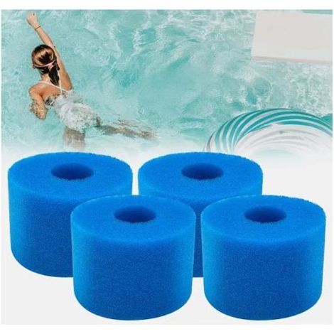 Éponge Filtrante Type S1, Cartouche Filtrante RéUtilisable pour Type S1, Filtre en Mousse à Cartouche éponge Lavable pour piscines (1/4)