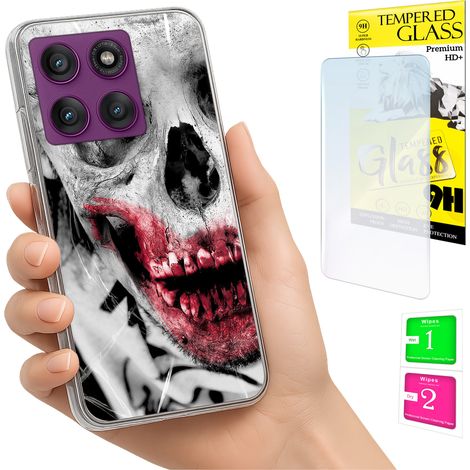 Custodia per Motorola Edge 60 Pro, cover posteriore con foto e vetro 9H. (1/5)