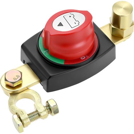 12V-24V Adjustable 180° Isolator Battery Switch for Car, Boat and Motorcycle (1/5)