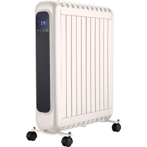 Convector digital Rointe Style portátil de bajo consumo 1000 - 2000W color blanco