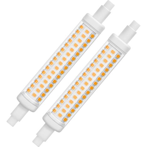 2 ampoules r7s LED 118mm 15W 1300lm ampoule halogène équivalente r7s blanc chaud AC 220V - 240V 360° faisceau non réglable (1/5)