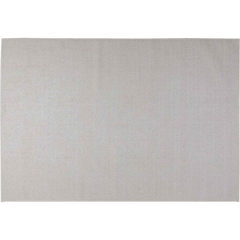 Alfombras de área Rectangular LUGO Crema 170 x 120 cm Poliéster vidaXL
