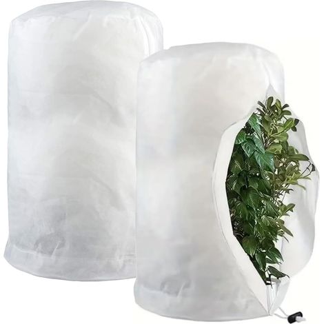 Kindfiber OÜ-Housse Hivernage Plante,2 Pièces Housses de Protection pour Plantes 80×100 cm,Housse Hivernage pour Plantes,Protection Hivernale pour Plante (1/5)