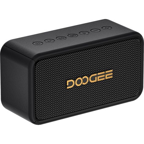 Altoparlante Bluetooth portatile, impermeabile, bassi potenti, nero (1/2)