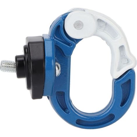 Crochet de sac de casque de bagage de cintre de griffe avant de moto en acier allié en aluminium portant la charge de 12 kg pour le Scooter électrique (bleu blanc) (1/5)
