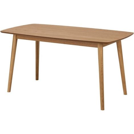 Mesa Norsica Daltea 100 , 76x80x150cm, Chapa de madera natural, Madera