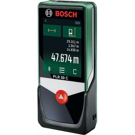 Bosch PLR 50 C Misuratore Laser Bluetooth Nero Verde