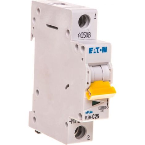 Interruttore automatico 1P C 25A 10kA CA PLSM-C25-MW 242208