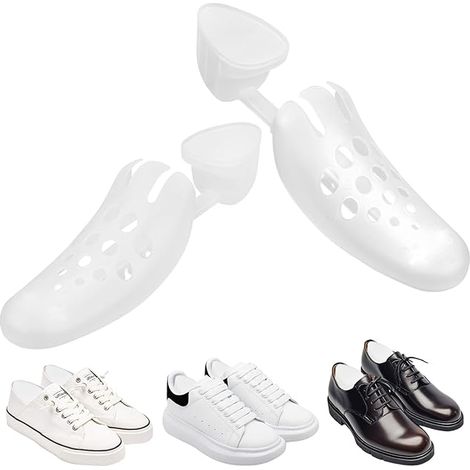 1 Paire Embochoire Chaussure Homme Femme, Embauchoir Chaussures en plastique, Embauchoirs à Chaussures Réglables flexibles pour Hommes et Femmes, pointures UK 3,5-10,5 / EU 36-46