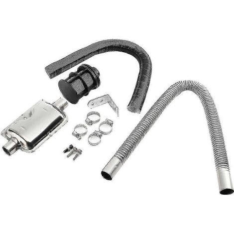 -Chauffage de stationnement, sortie d'échappement 24 mm- Tuyau d'admission d'air avec filtre 25 mm pour Eberspacher (1/5)