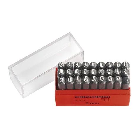 Kit de poinçons de gravure des lettres Facom, (Lettres : A Z) x 26 pièces ( Prix pour 1 )