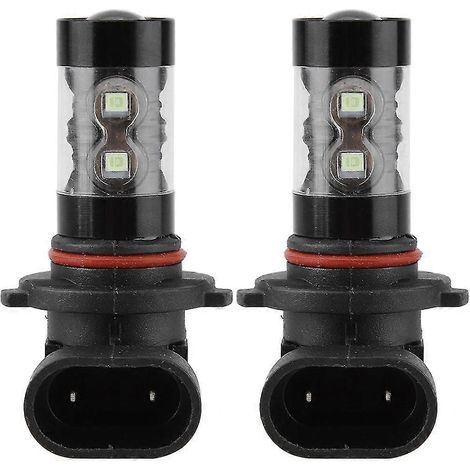 Kit de 2 ampoules LED 9005 HB4 8000K bleu glacier 50W pour phares antibrouillard et feux de route (1/3)
