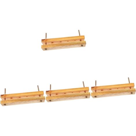 4pièces Pince à Perforation Bois Massif pour Laboratoire Outil Pédagogique De De Perforation Instrument De Recherche Chimie pour Enseignement Expériences Pratiques (1/5)