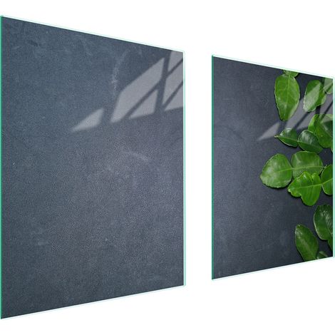 GLASSCHUTZPLATTE FÜR HERD 85x52 SCHIEFER