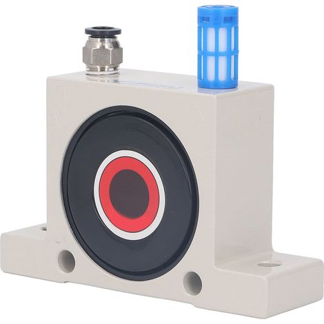 Vibrateur turbine pneumatique K20 G1/4 avec raccord et silencieux, oscillateur à air réglable pour convoyage, tamisage et moulage sable (1/5)